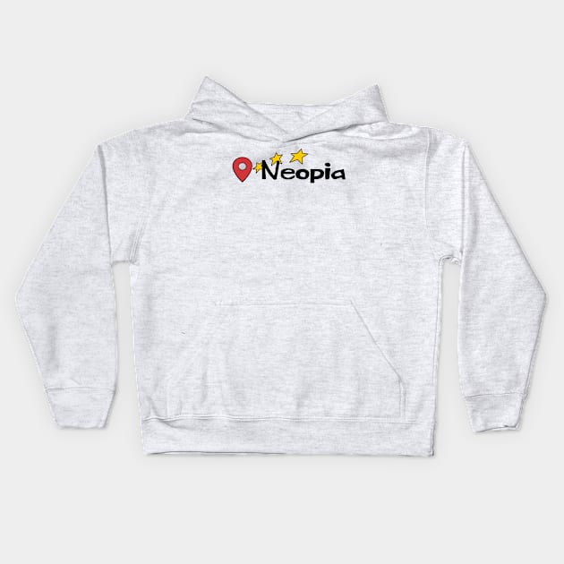 Here in Neopia Kids Hoodie by BecksArtStuff